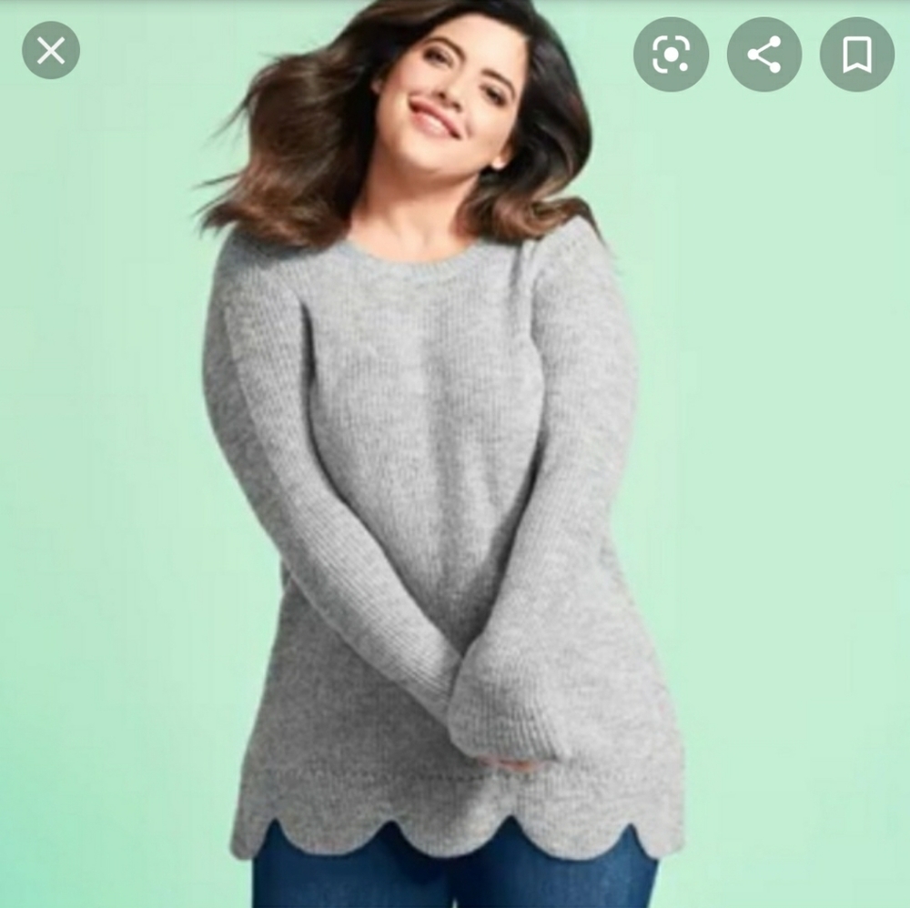 Lane Bryant tunic sweater
